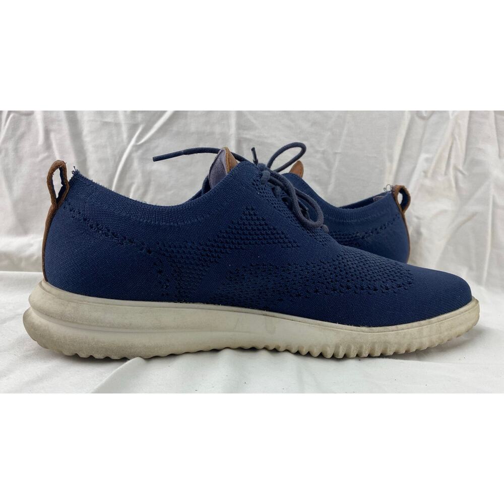 Men Cole Haan Grand+ Stitchlite Wingtip Oxford knit casual dress shoes 9M - Picture 3 of 7